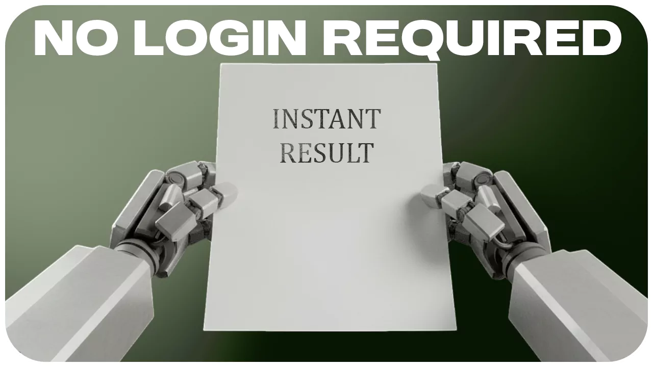 Instant results illustration