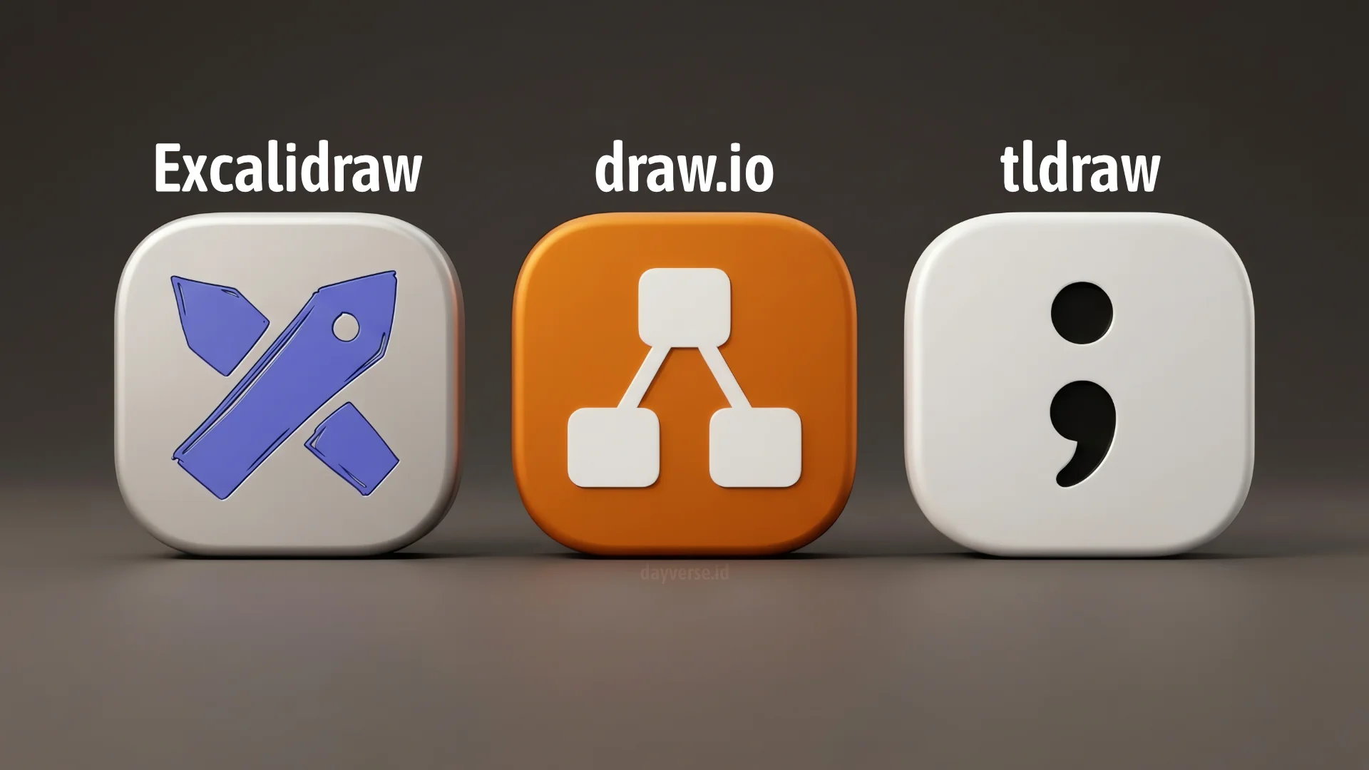 [Gambar] Complete Comparison of Excalidraw, draw.io, and tldraw